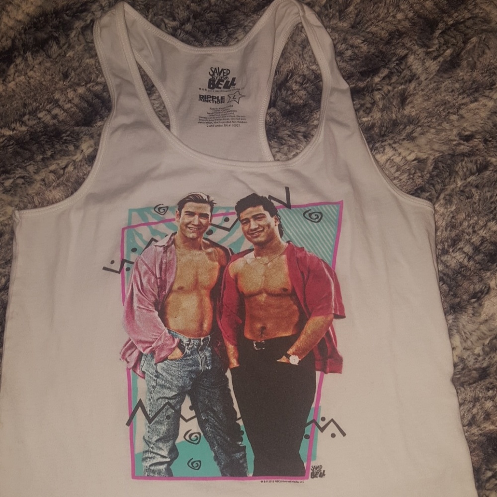 Saved by the Bell Racer back tank